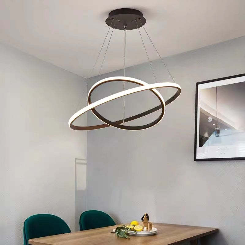 Zin Modern Ring Pendant Light, 2/3/4 Rings - Neutralighting