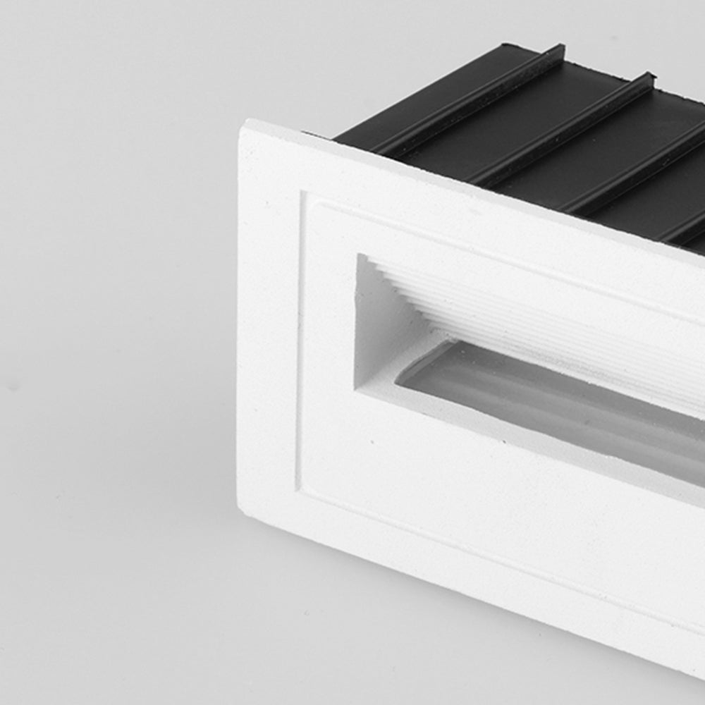 Ray Modern Metal Square Outdoor Deck/Step Light, Black - Neutralighting