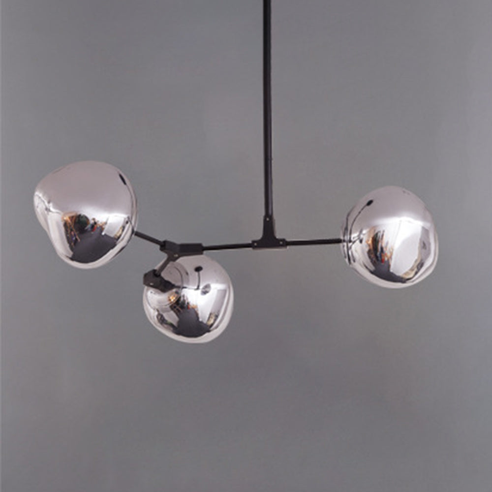 Arisha Modern Globe Lava 3 Pendant Light Fixture - Neutralighting