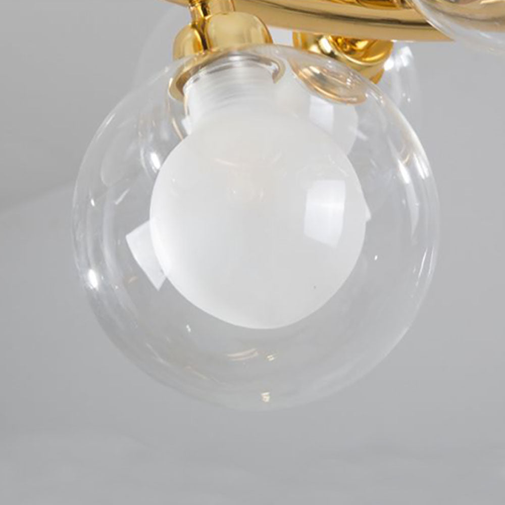 Valentina Modern Gold Bubble Pendant Light, Metal & Glass - Neutralighting