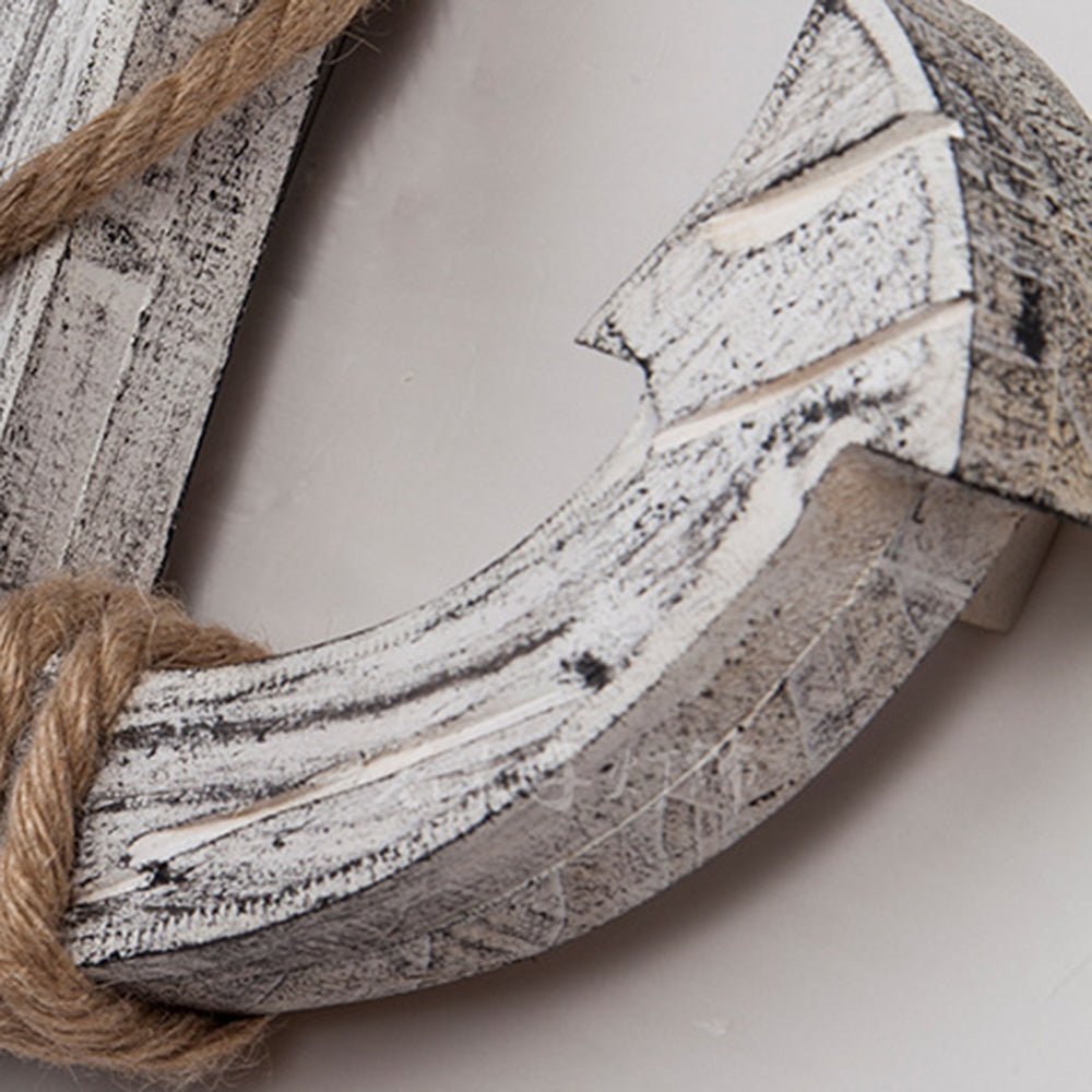 Epoch Anchor Lantern Wall Lamp, Vintage/Antique, Wood, Bedroom - Neutralighting