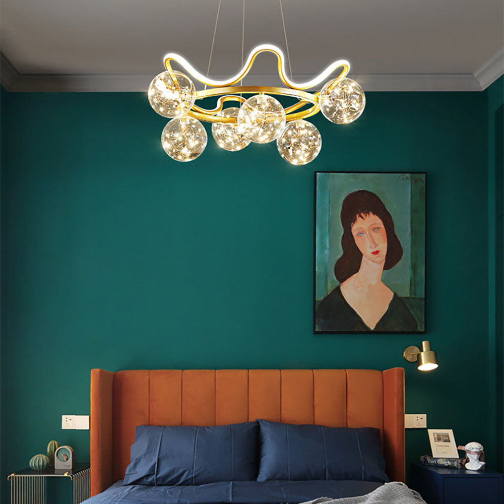 Arisha Nordic Creative Star Pendant Light Metal Living Room/Restaurant - Neutralighting