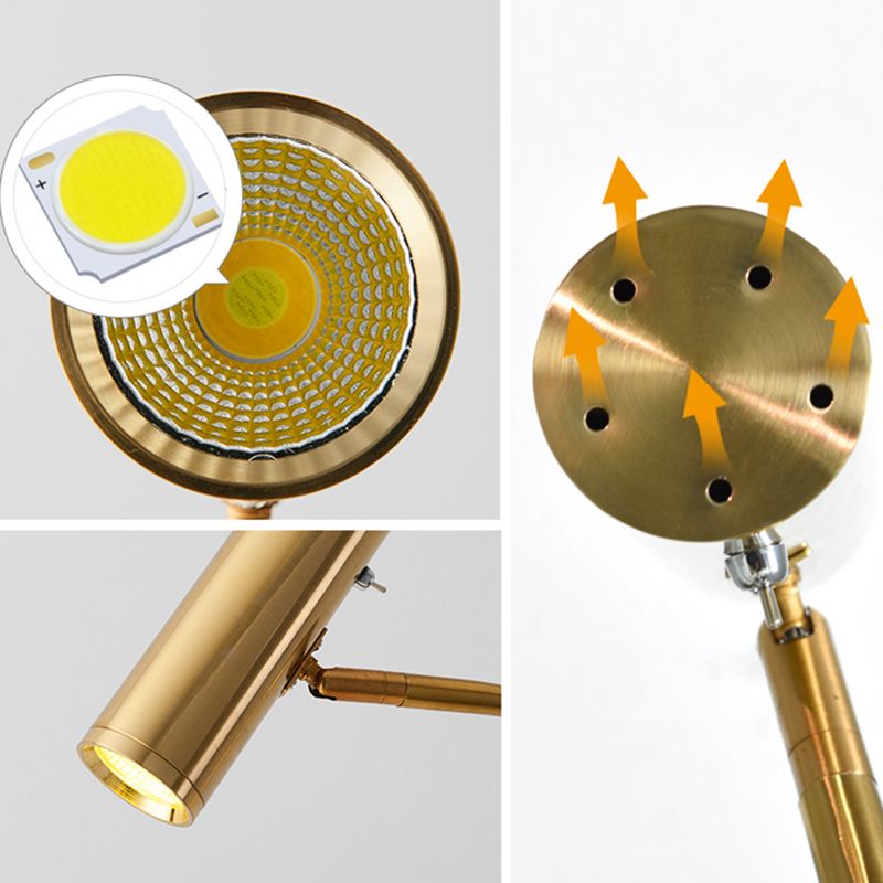 Freja Floor Lamp Vertical Modern/Minimalist, Metal, Multi-Color, Bedroom - Neutralighting