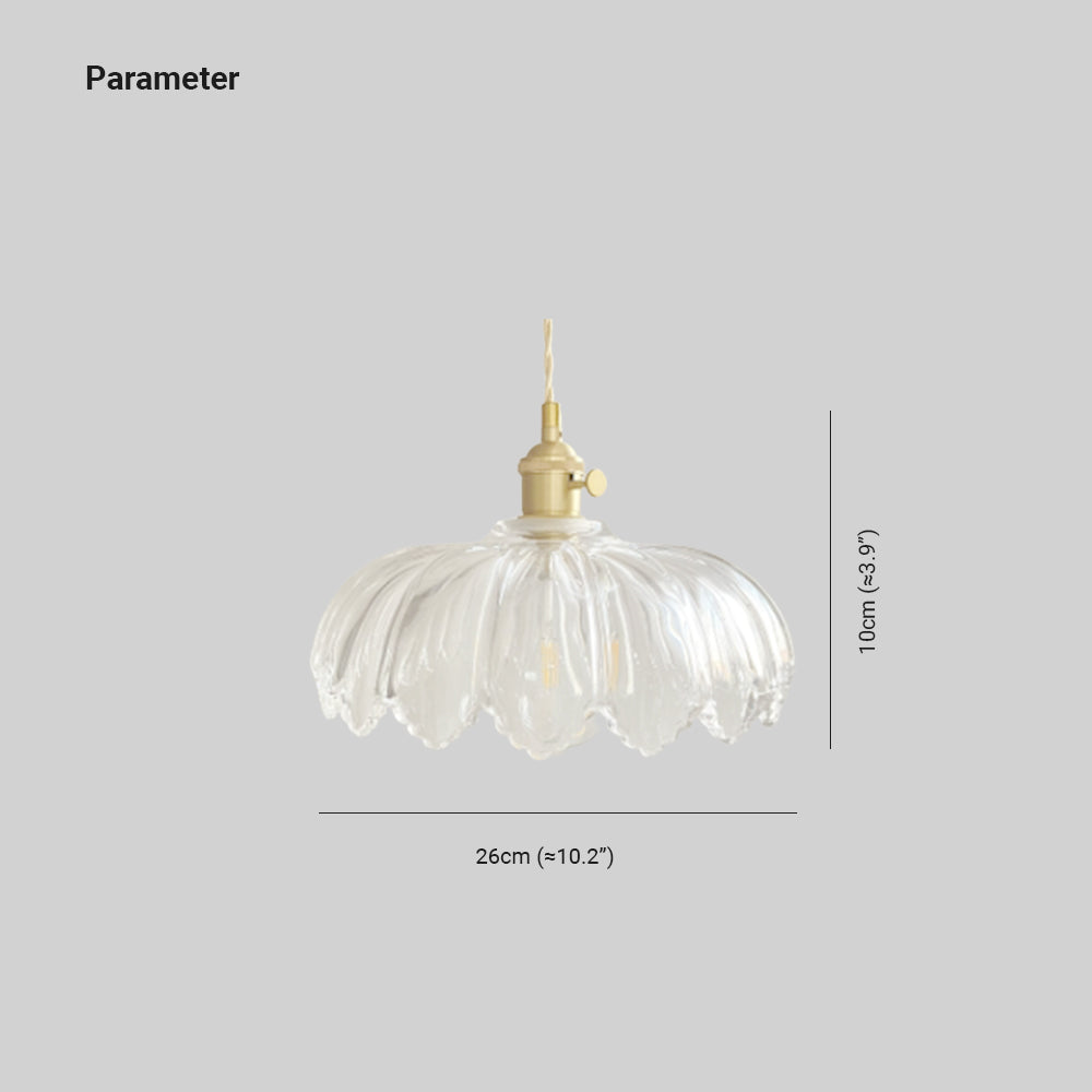 Valentina Art Deco Blown Brass & Glass Pendant Light, 7 Styles - Neutralighting