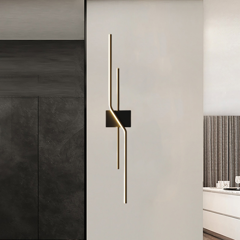 Arisha Minimalist Linear Metal Vanity Wall Light - Neutralighting