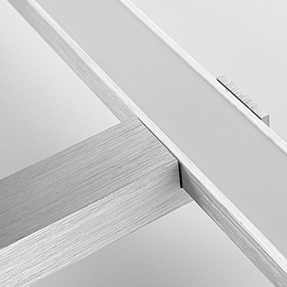 Arisha Nordic Linear Acrylic Mirror Front Wall Lamp, Silver - Neutralighting