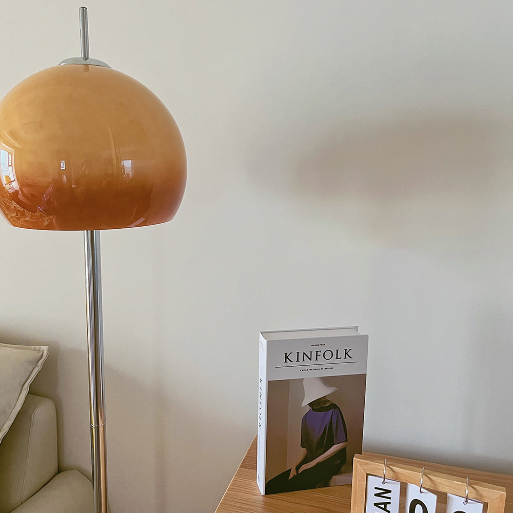 Mira Sunset Dome Glass Floor Lamp - Neutralighting