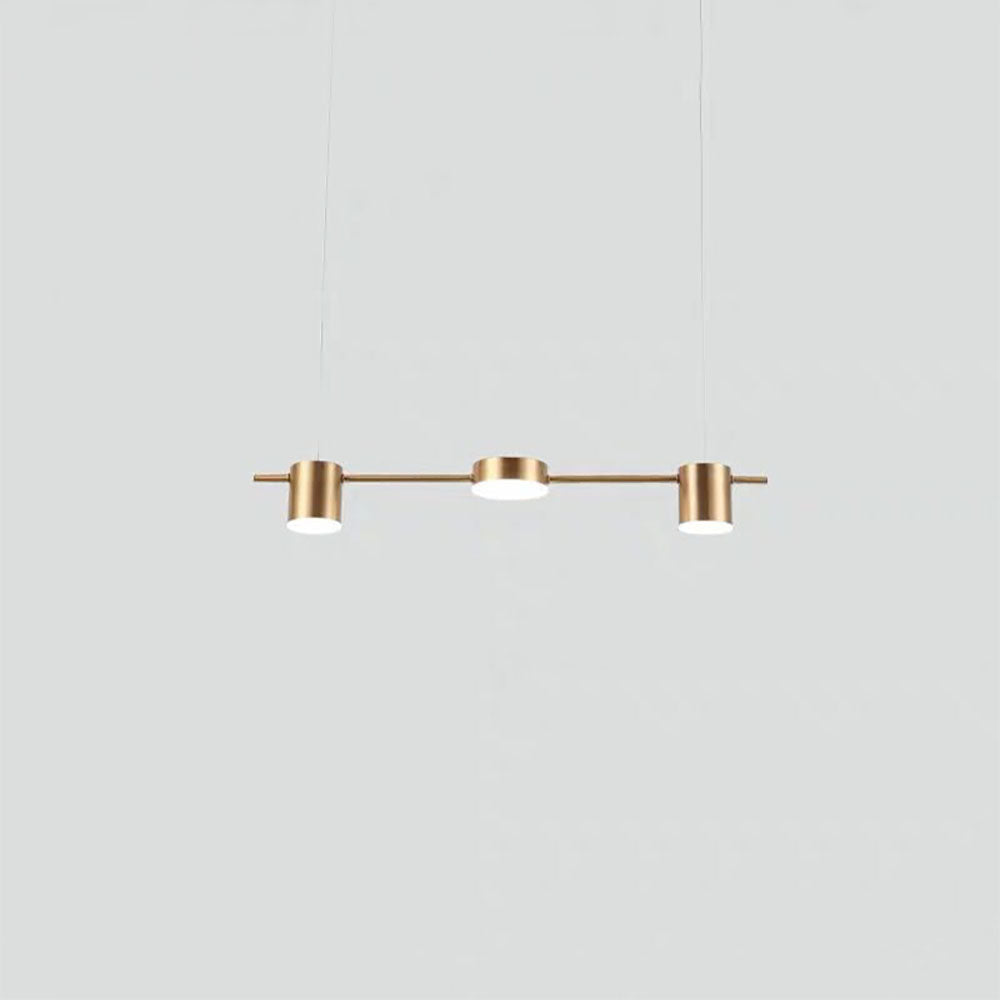 Arisha Minimalist Multi Metal Pendant Light, Black/Gold - Neutralighting