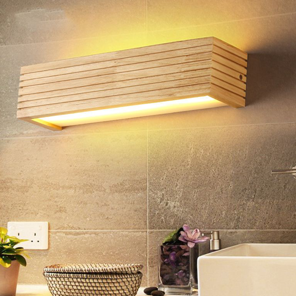 Muto Modern Wooden LED Indoor Wall Light, Bedroom - Neutralighting