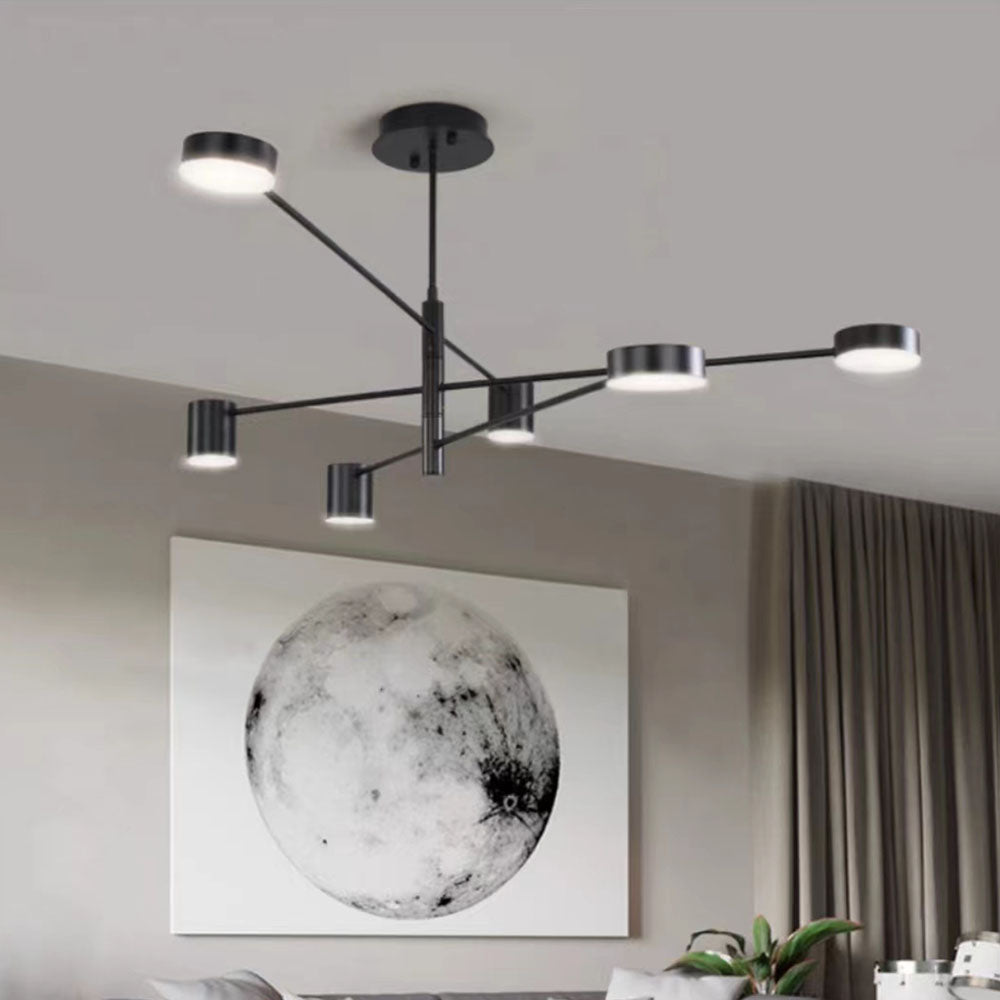 Arisha Pendant Light Branch Industrial Black/Gold, Bedroom - Neutralighting