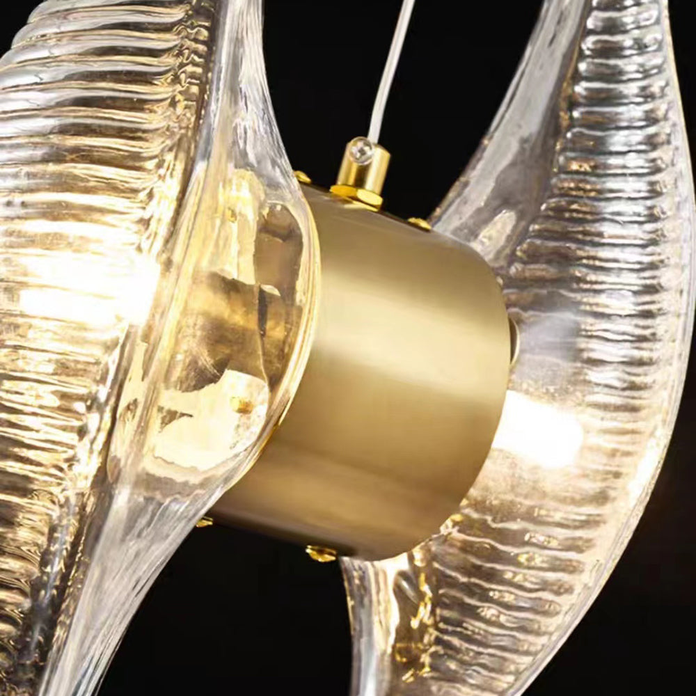Kristy Luxury Capiz Shell Pendant Light, Glass/Metal, Bedside/Dining Room - Neutralighting