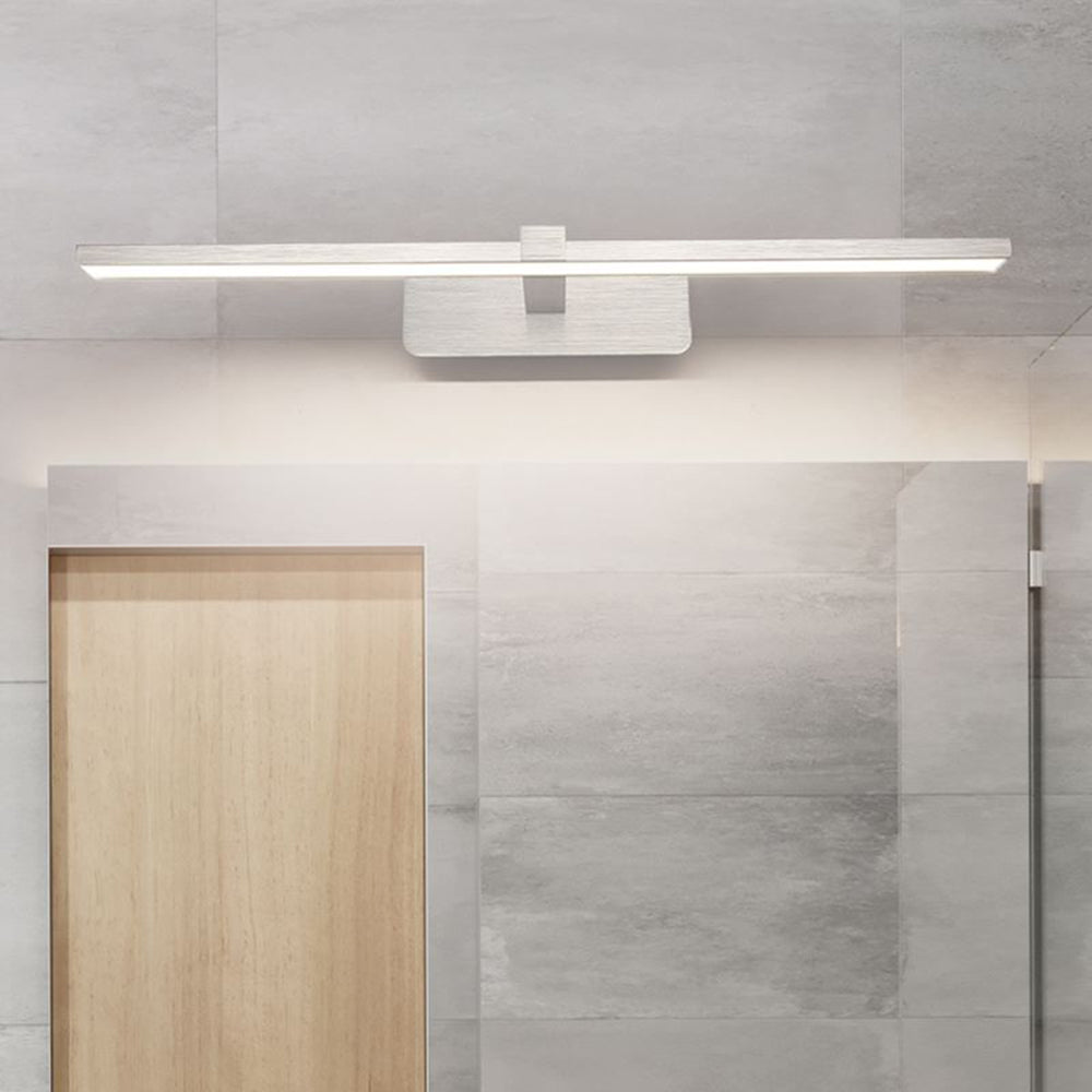 Arisha Nordic Linear Acrylic Mirror Front Wall Lamp, Silver - Neutralighting