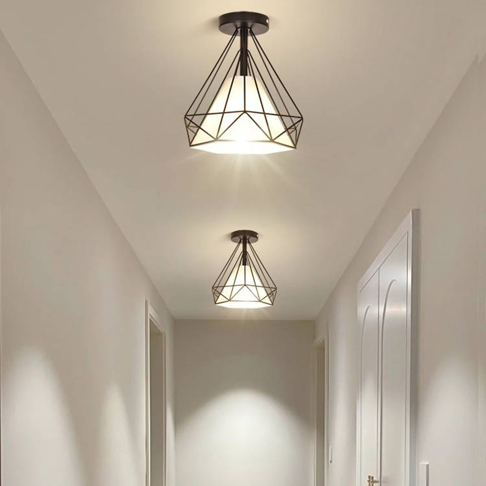 Silva Hallway Flush Mount Celing Light, 2 Colour