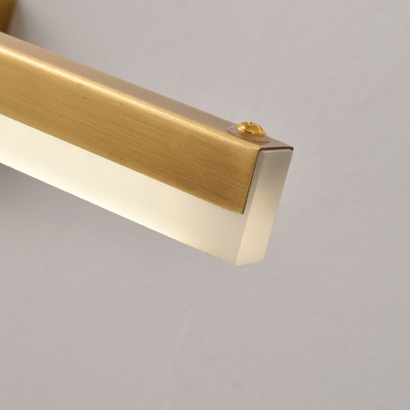 Arisha Linear Arc Light Poles Metal Black Vanity Wall Lamp - Neutralighting