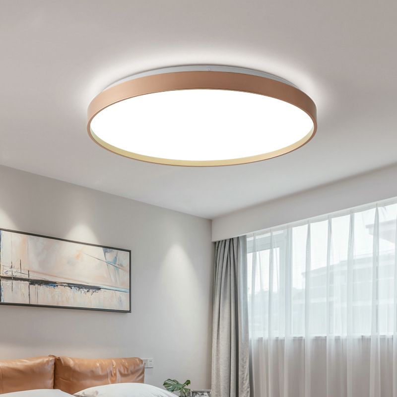Valentina Ceiling Light Rond Flush Mount, Yellow/Blue/Green/Pink/Grey, Bedroom - Neutralighting