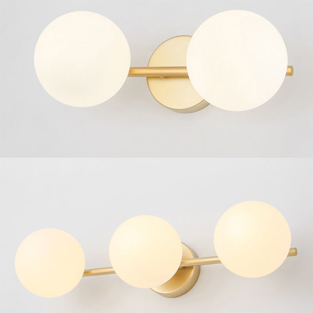 Valentina Modern Dome Metal Bathroom & Vanity Wall Lamps, Multicolor - Neutralighting