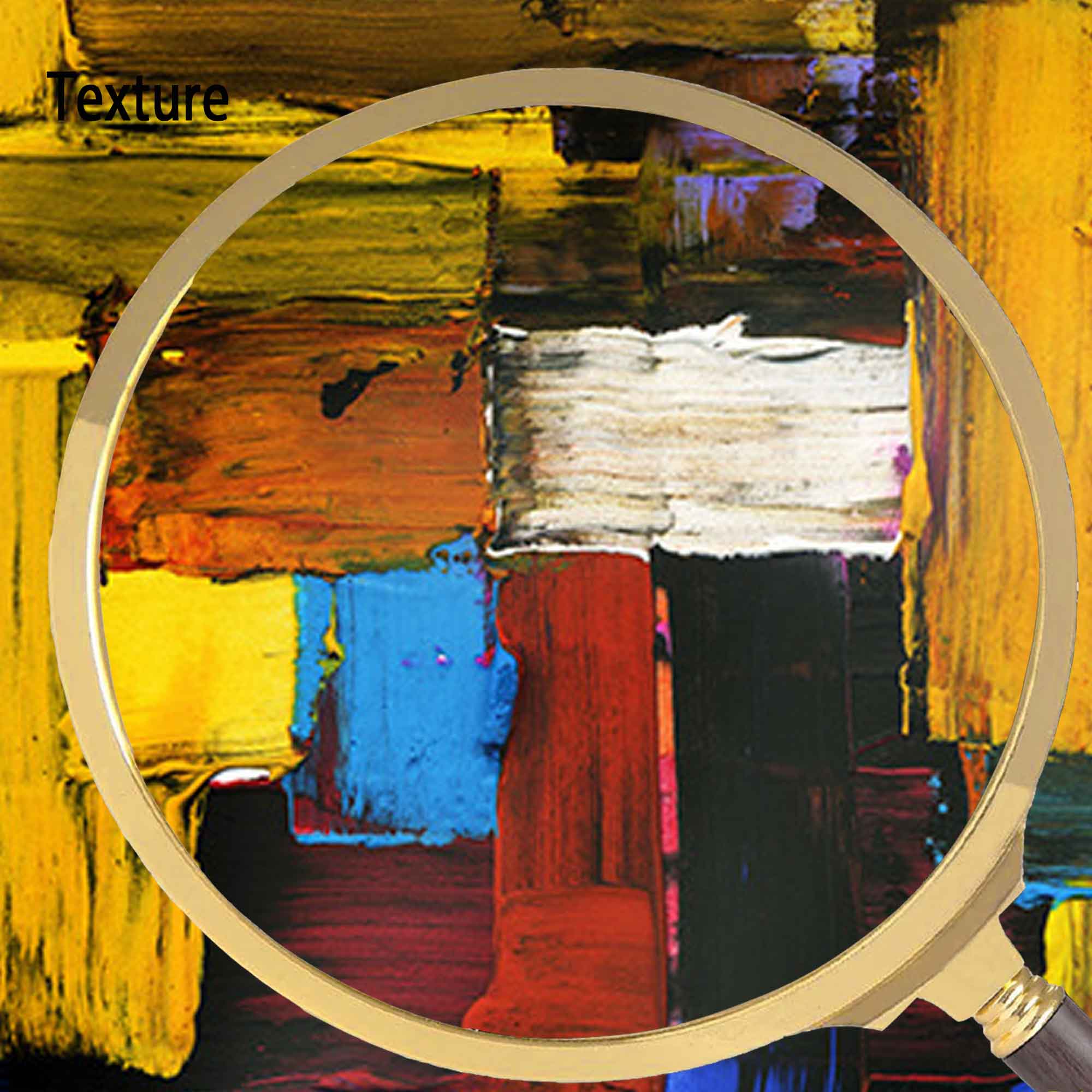 Wall Art Impasto Abstract Layer Maximalist