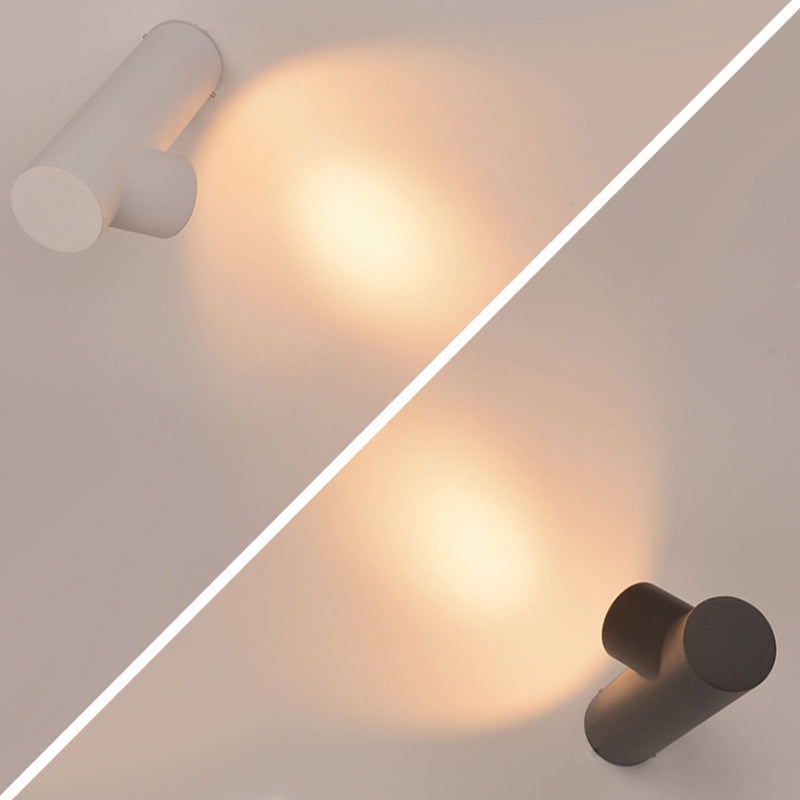 Ray Modern Waterproof Outdoor Wall Lighting, White & Black - Neutralighting