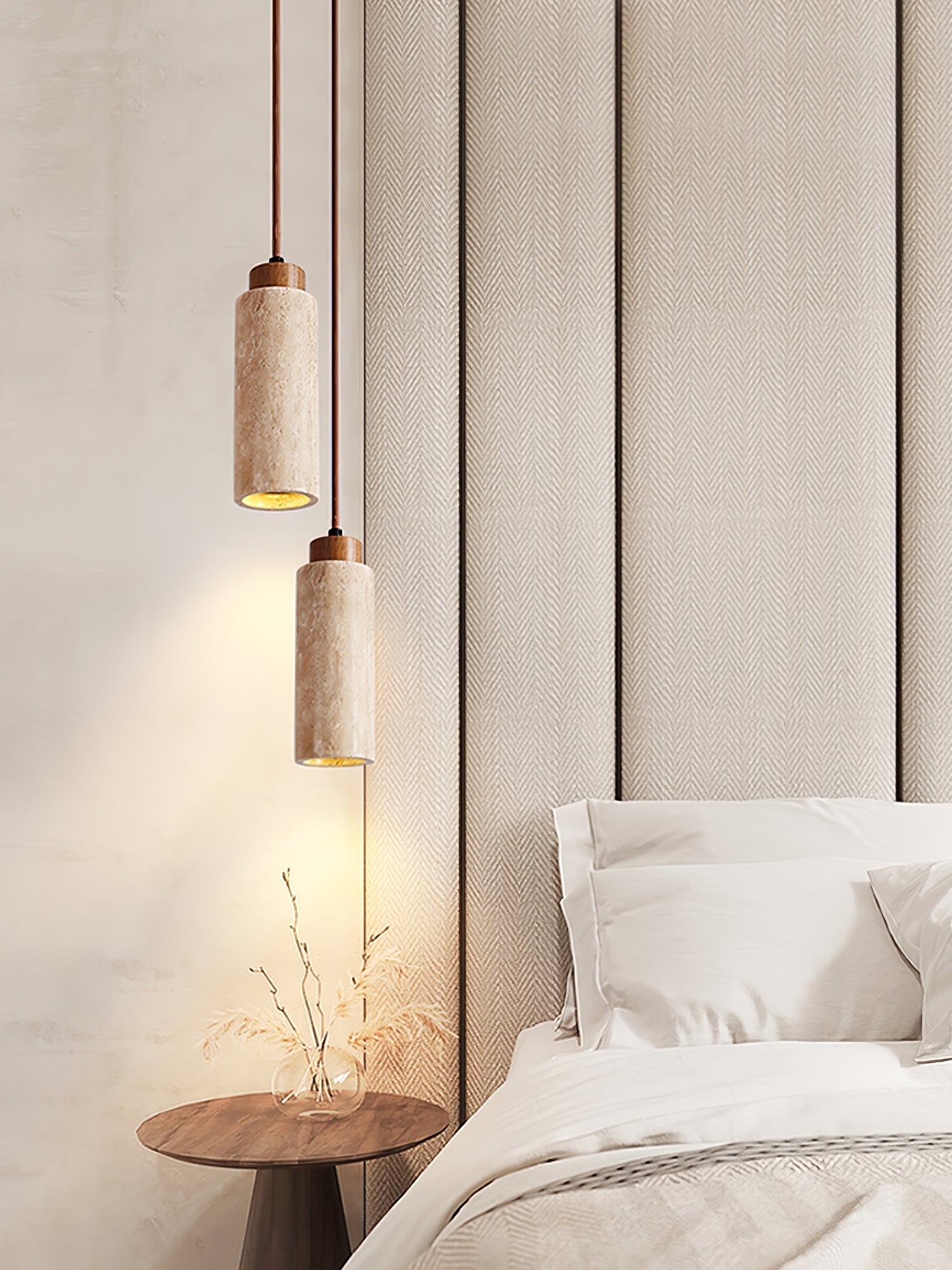 Avloris Travertine Pendant Light - Neutralighting