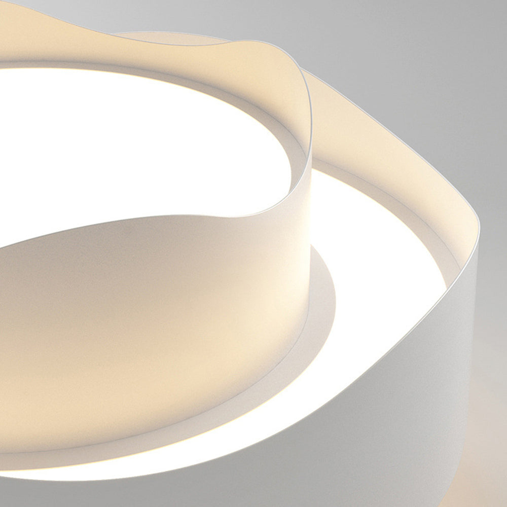 Arisha Art Deco Flower Shape Pendant Light, White - Neutralighting