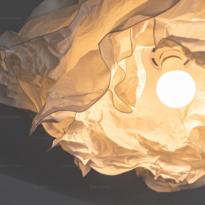 Ritta Pendant Light Wabi-sabi Cloud Paper