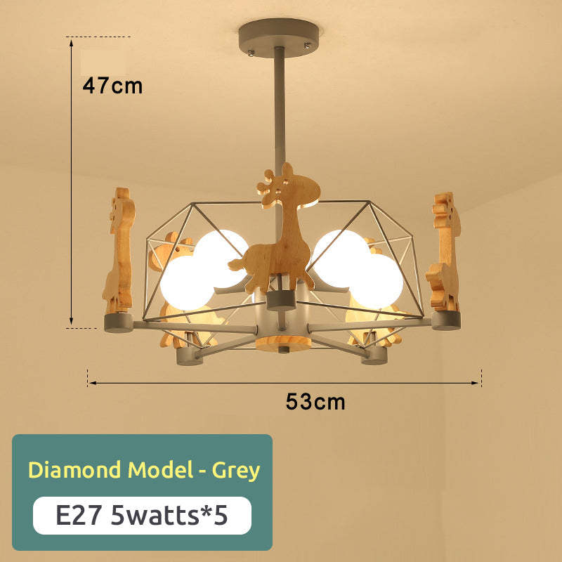 Arisha Giraffes LED Flush Mount Ceiling Light