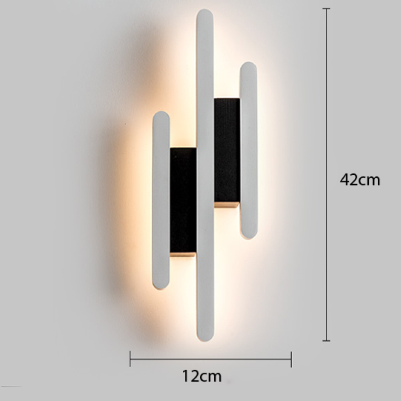 Arisha Industrial Black & White Wall Lamp, 2 Styles - Neutralighting