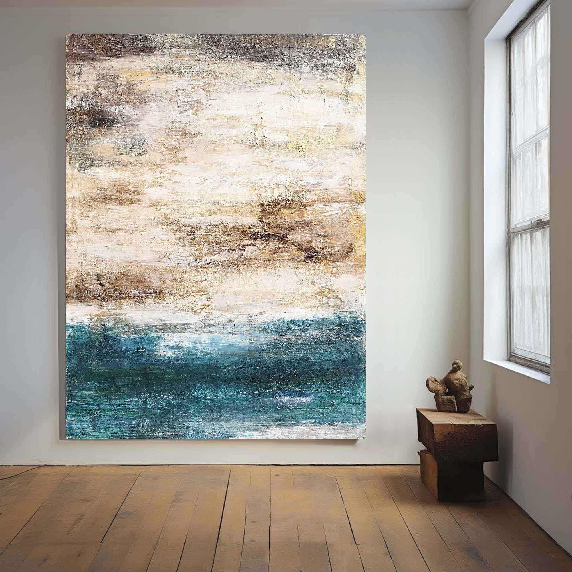 Abstract Beach Painting