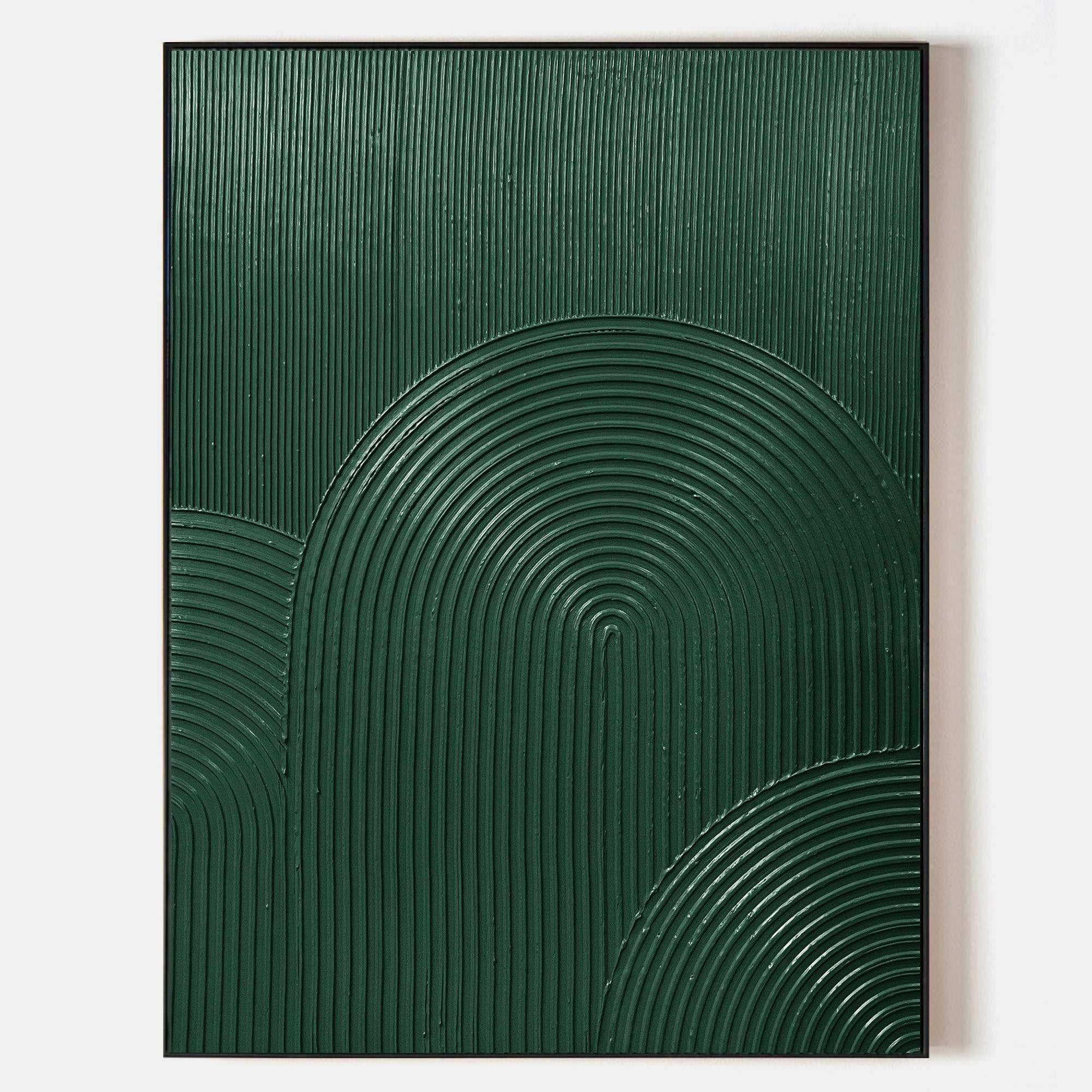 3D Green Abstract Painting