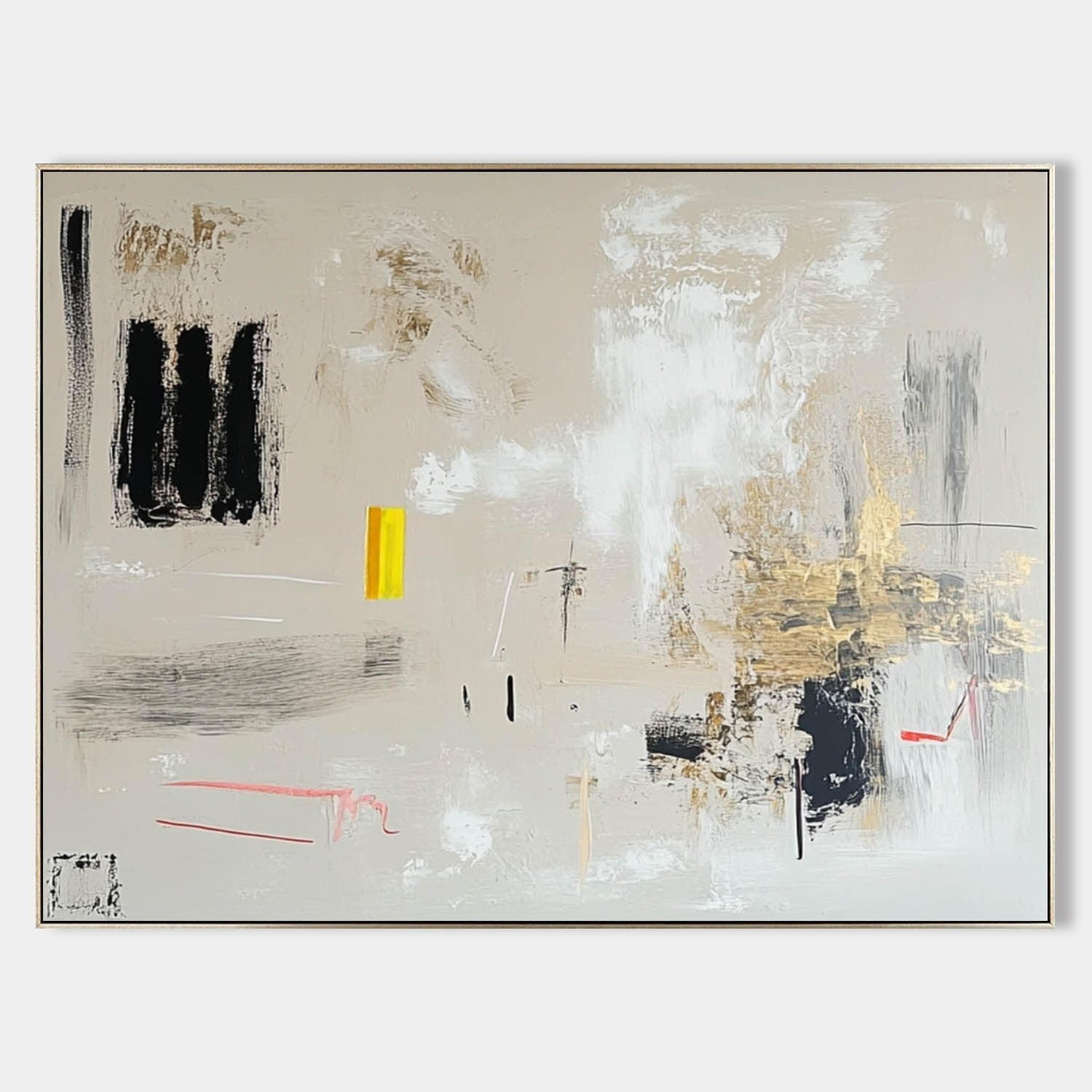 Wall Art Modern Textured Neutral