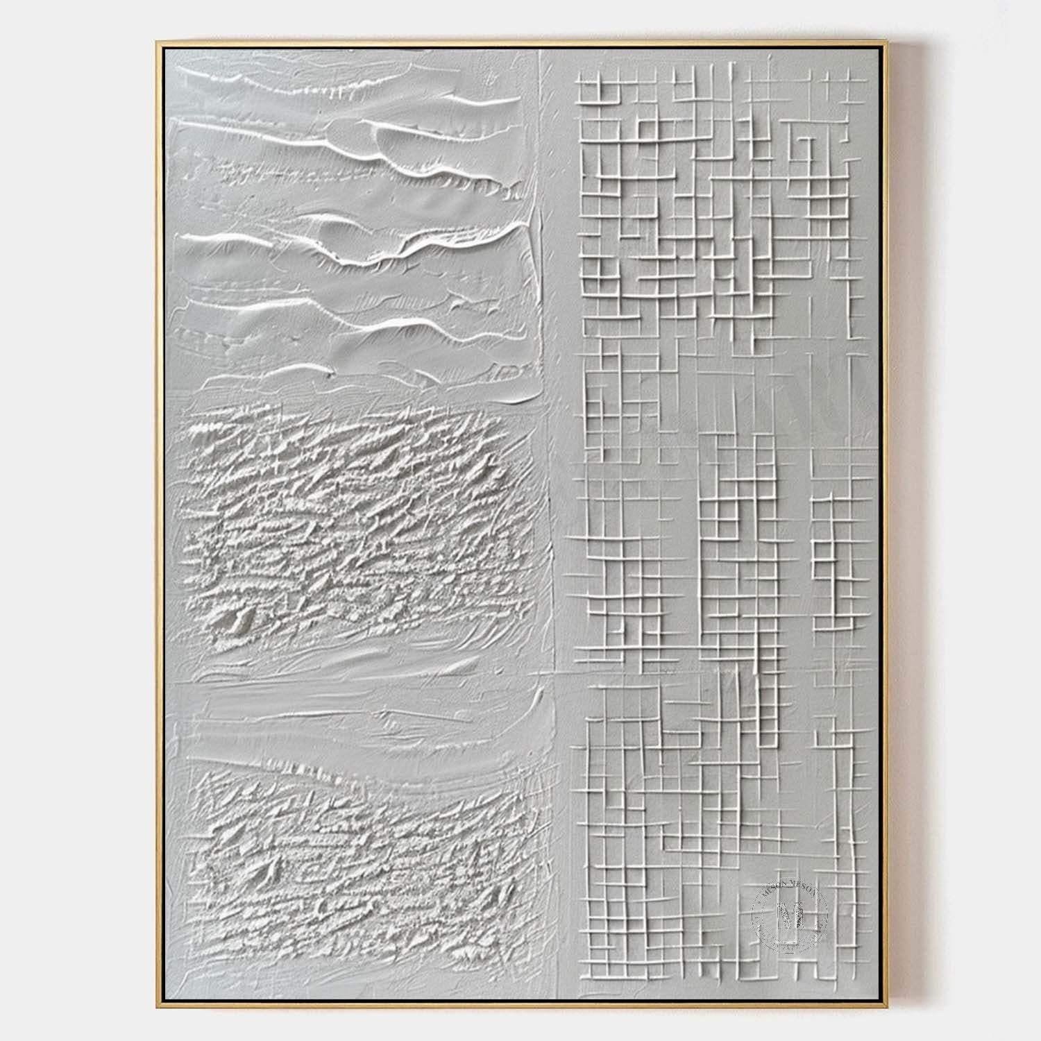 Plaster Art Texture Painting SG351 - Neutralighting