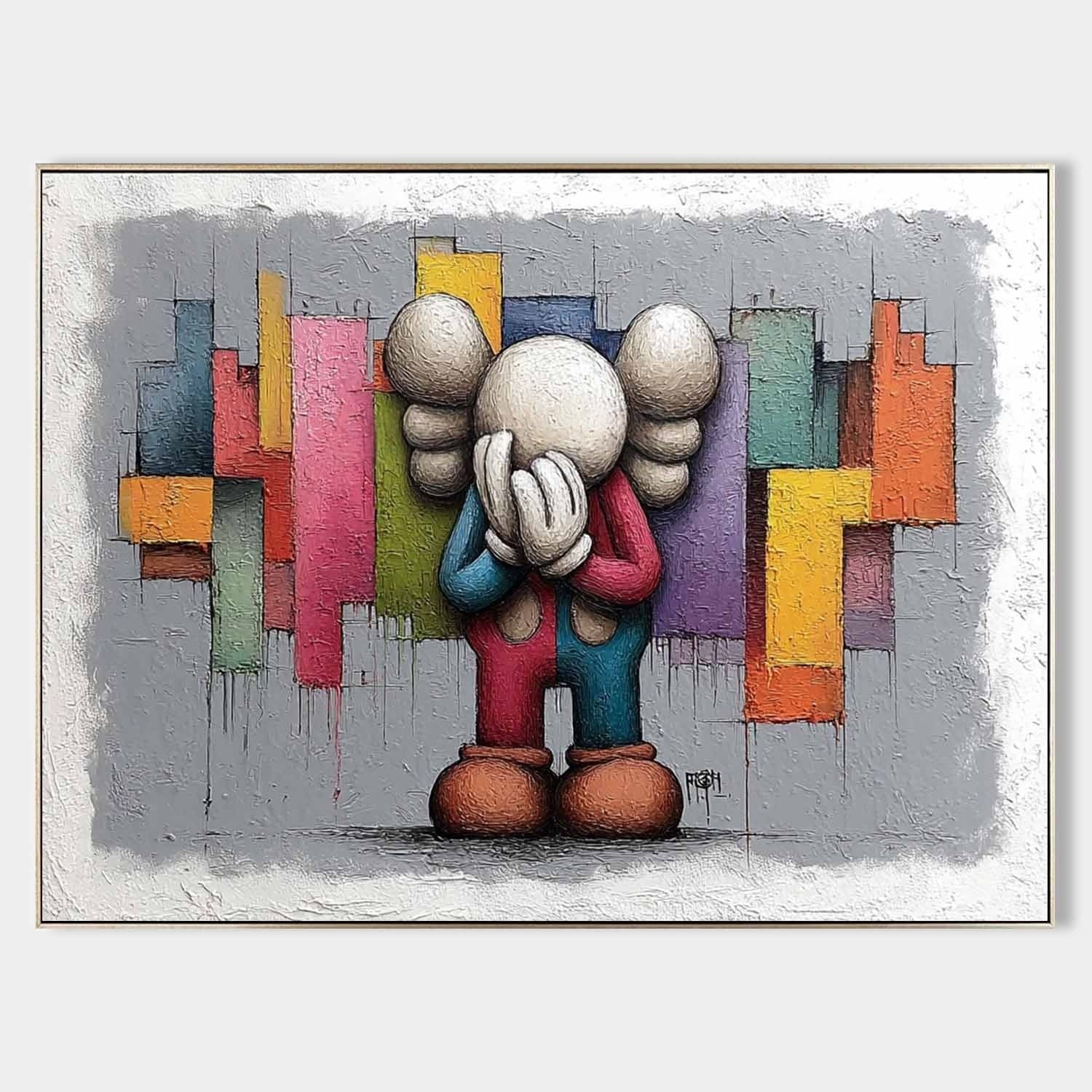 Wall Art Poignant Kaws Companion