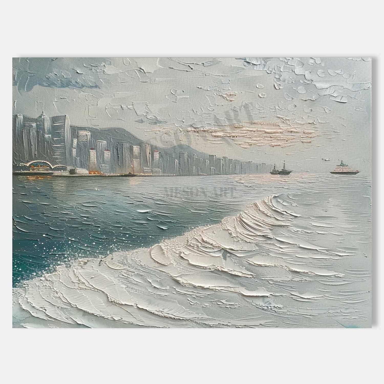Plaster Art Texture Painting SG313 - Neutralighting