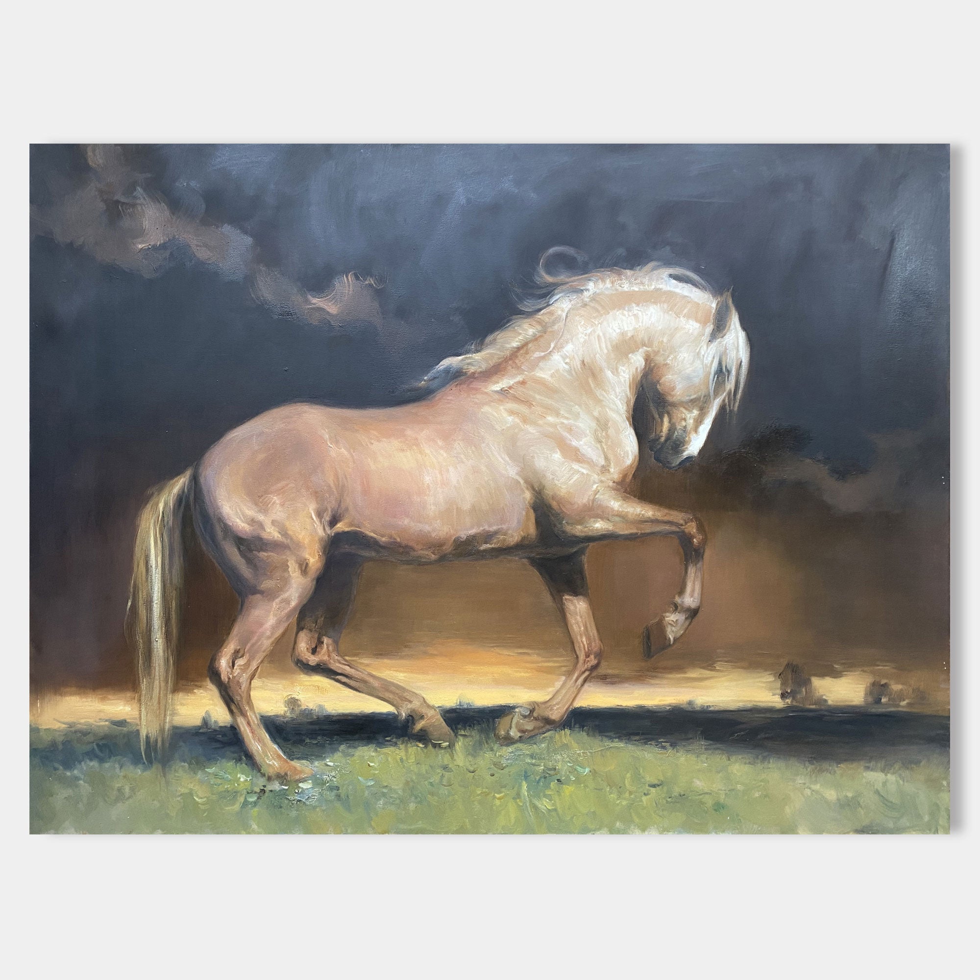 Theodore Horse Canvas Wall Art
