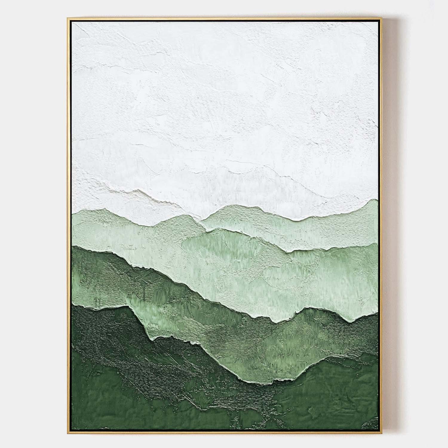 Emerald Hills Contour Landscape Painting
