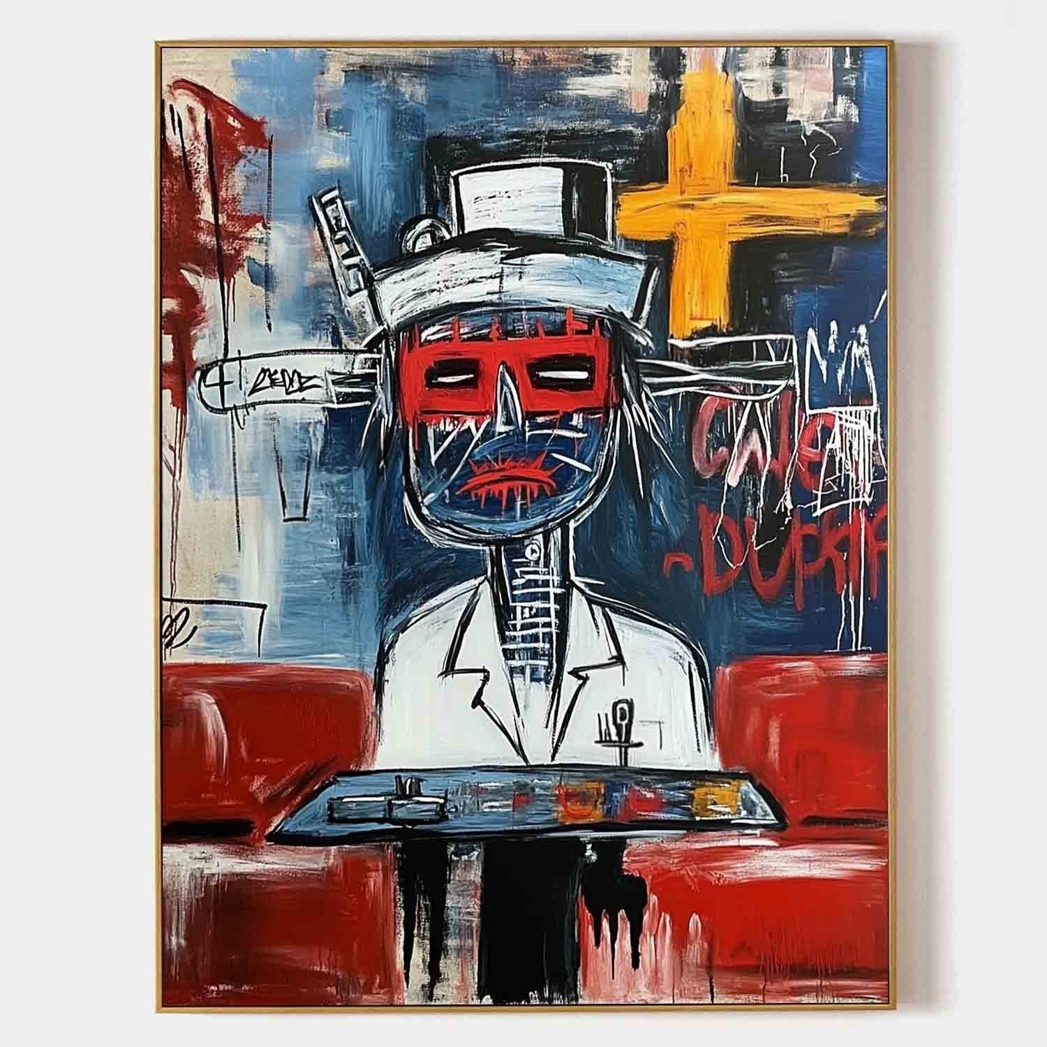 Wall Art Neo Expressionist Musician