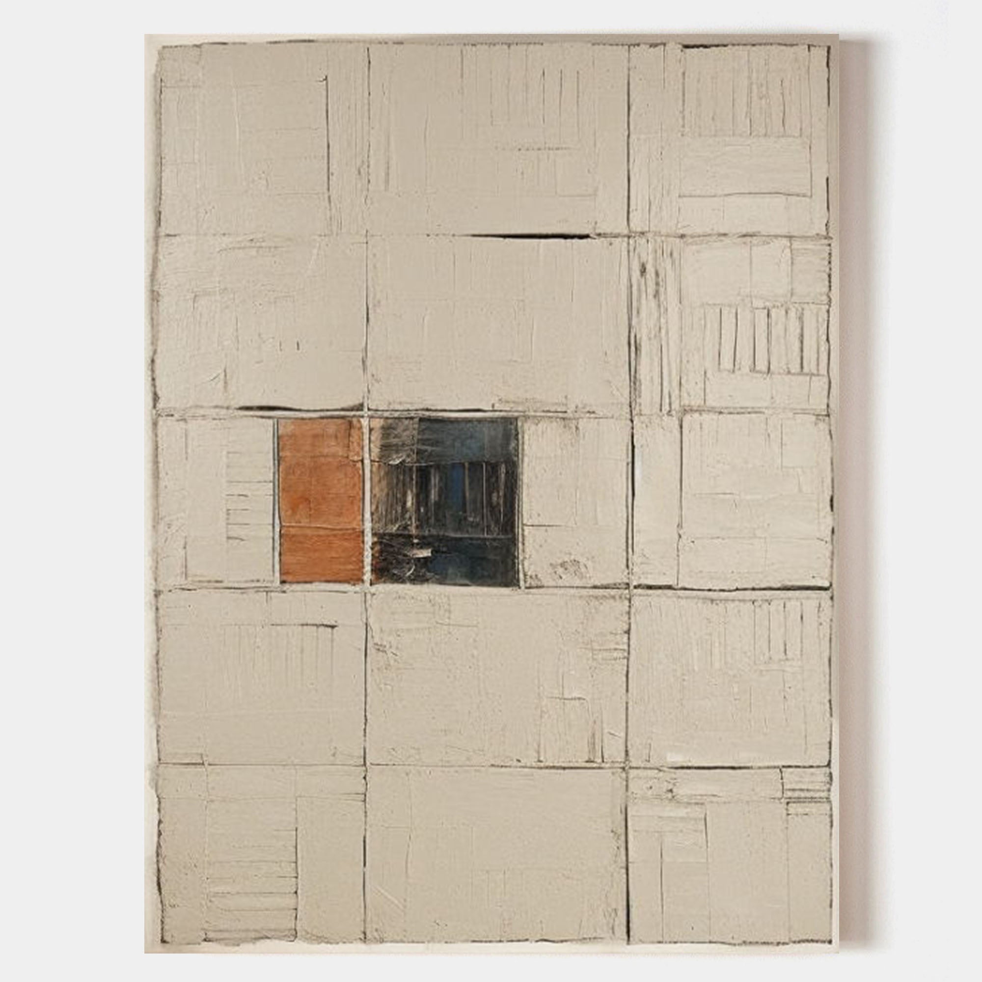 Wall Art Geometric Abstraction Wabi-Sabi Wall