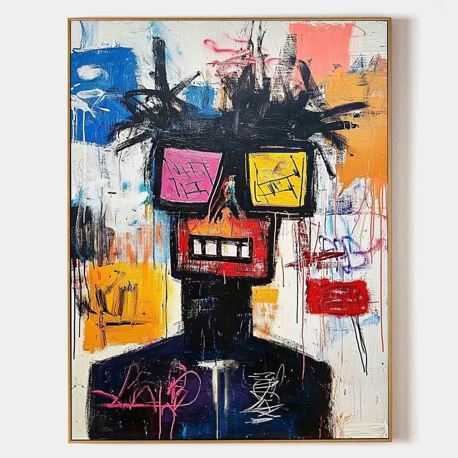 Wall Art Neo Expressionist Portrait