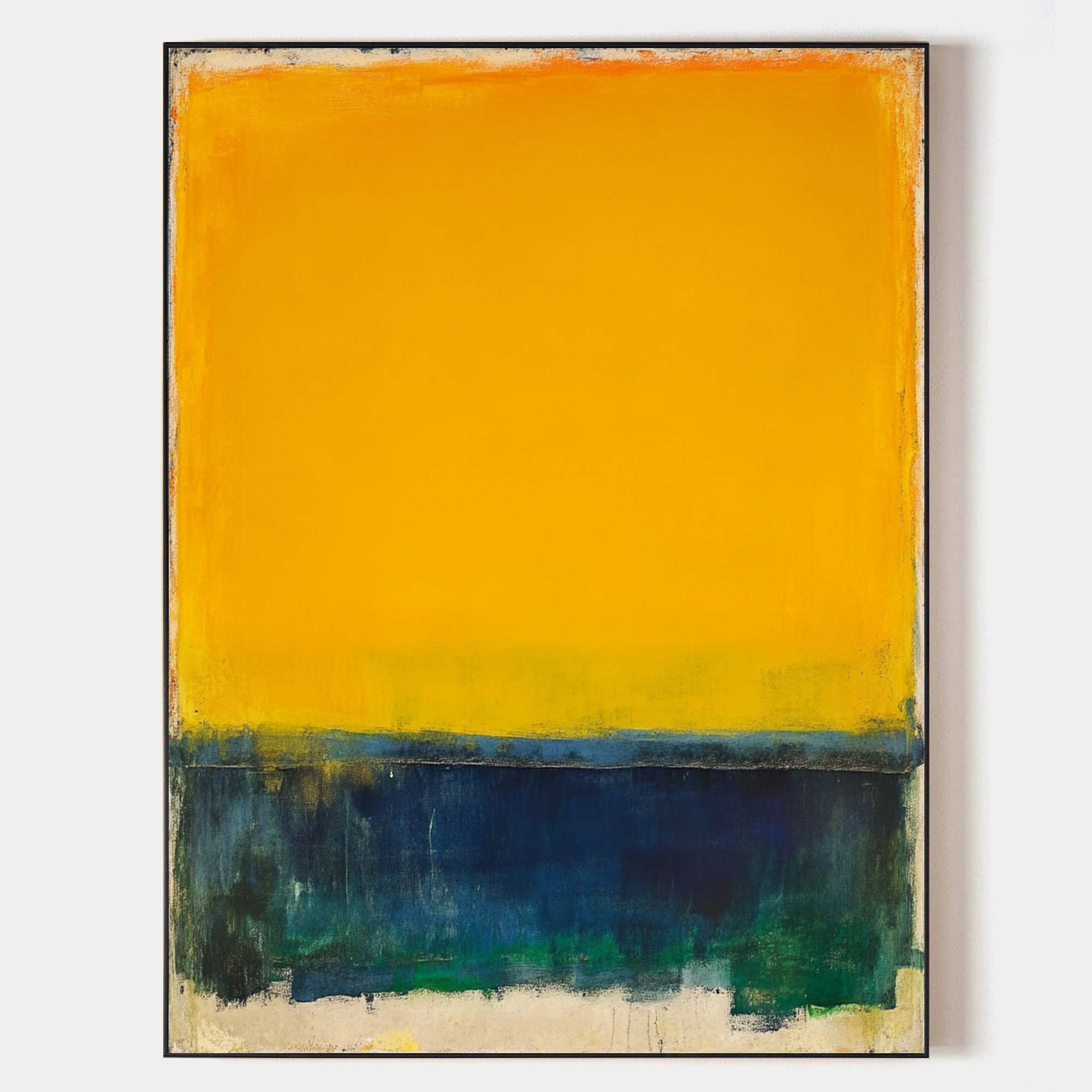 Rothko Inspired Color Block Canvas Wall Art