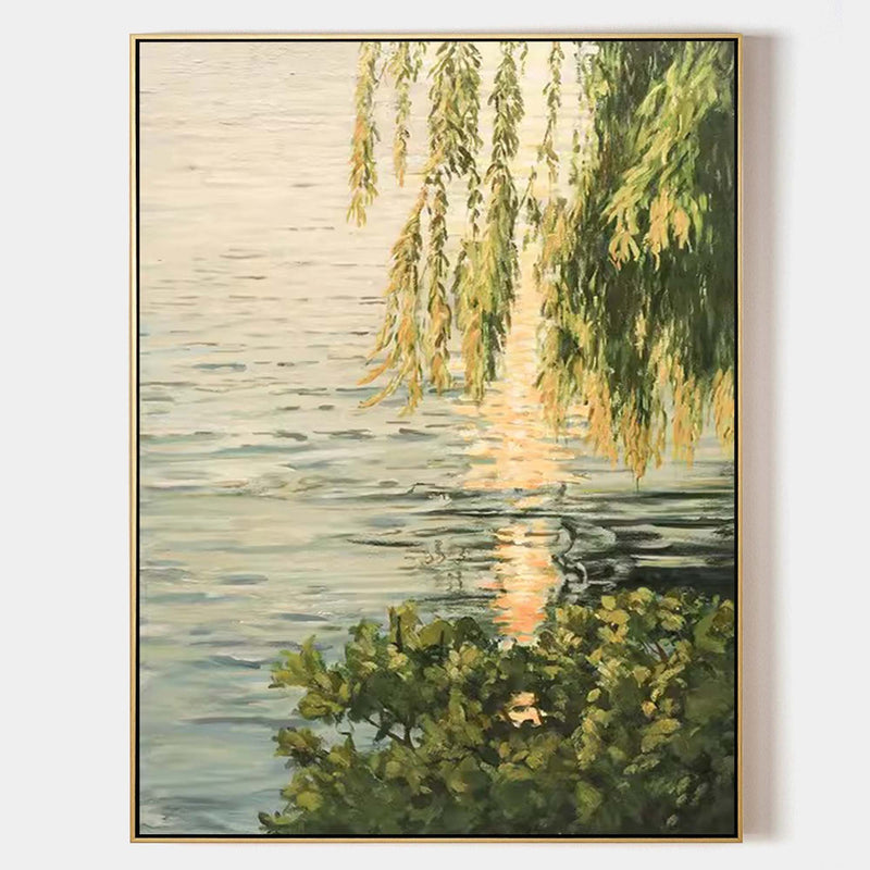Wall Art Landscape Water Soft Gradient