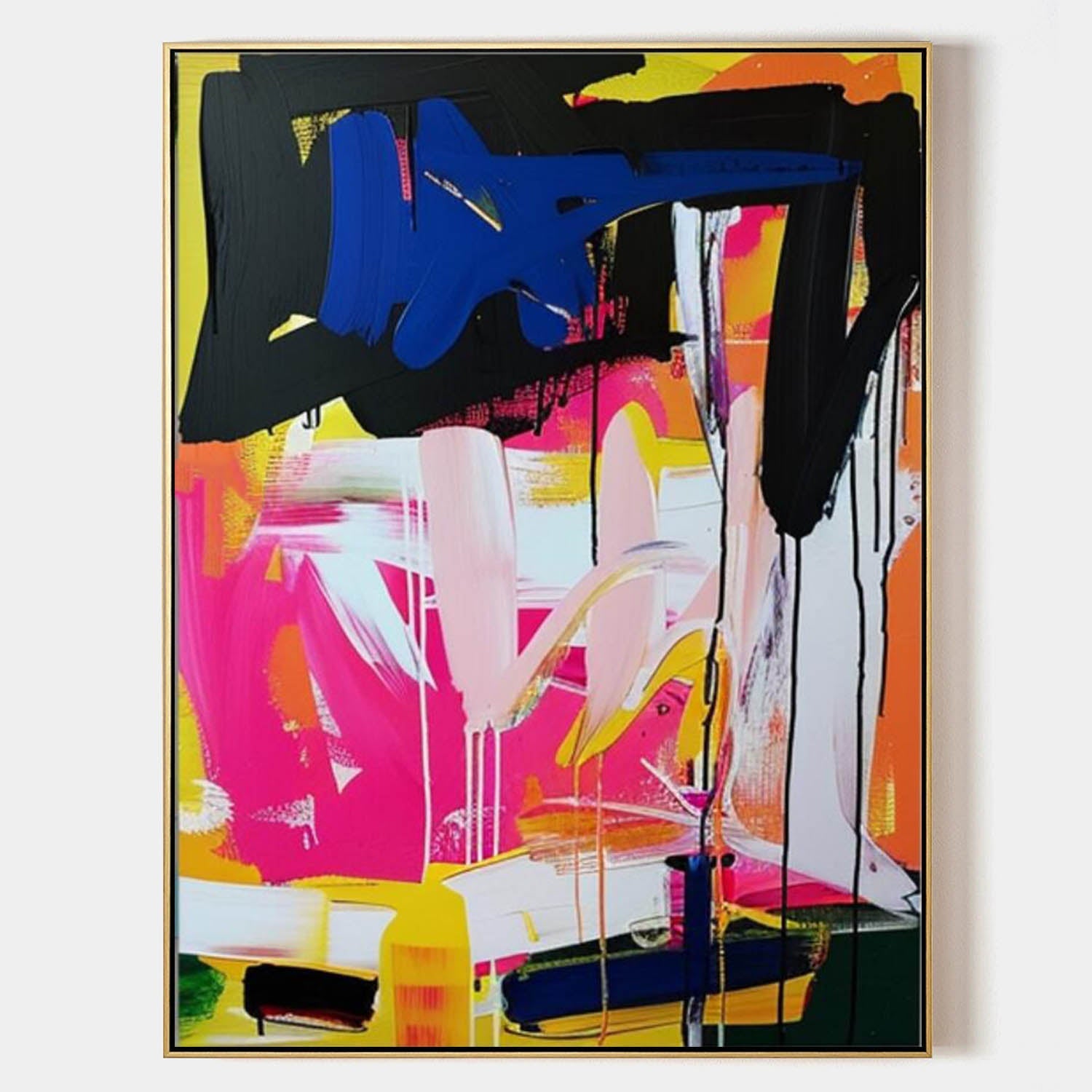 Zadie Colorful Painting Wall Art