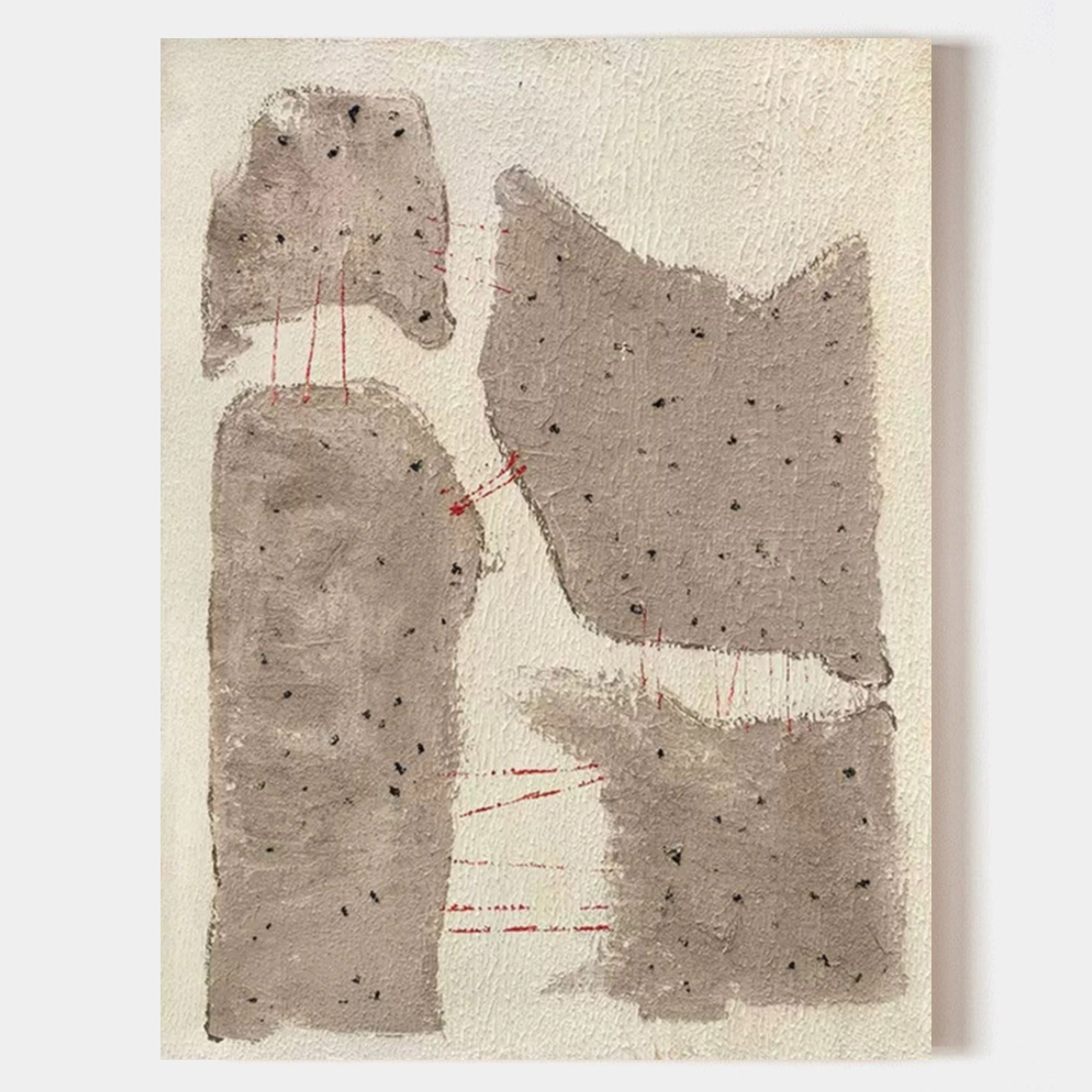 Wall Art Vertical Abstract Geological Layer