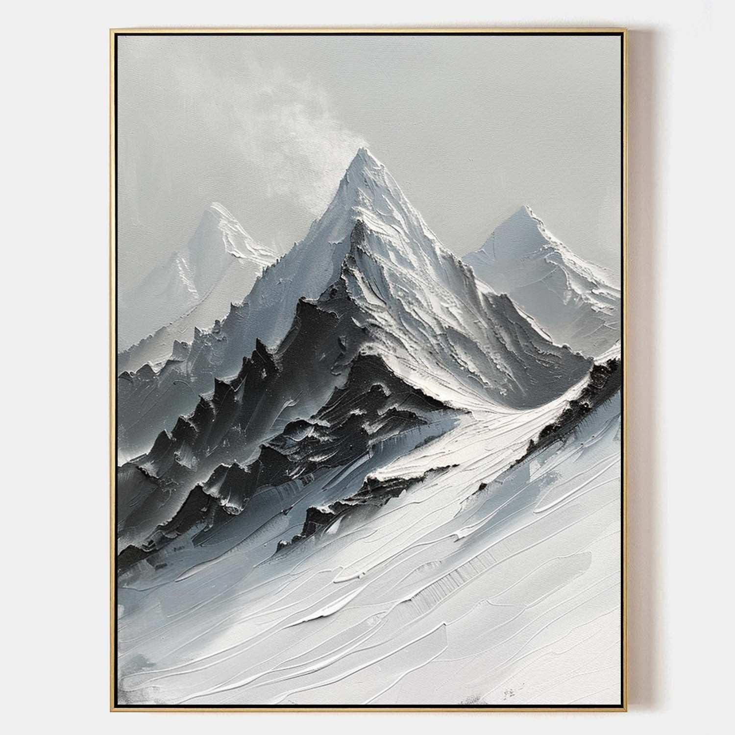 Wall Art Majestic Snow Capped Mountain