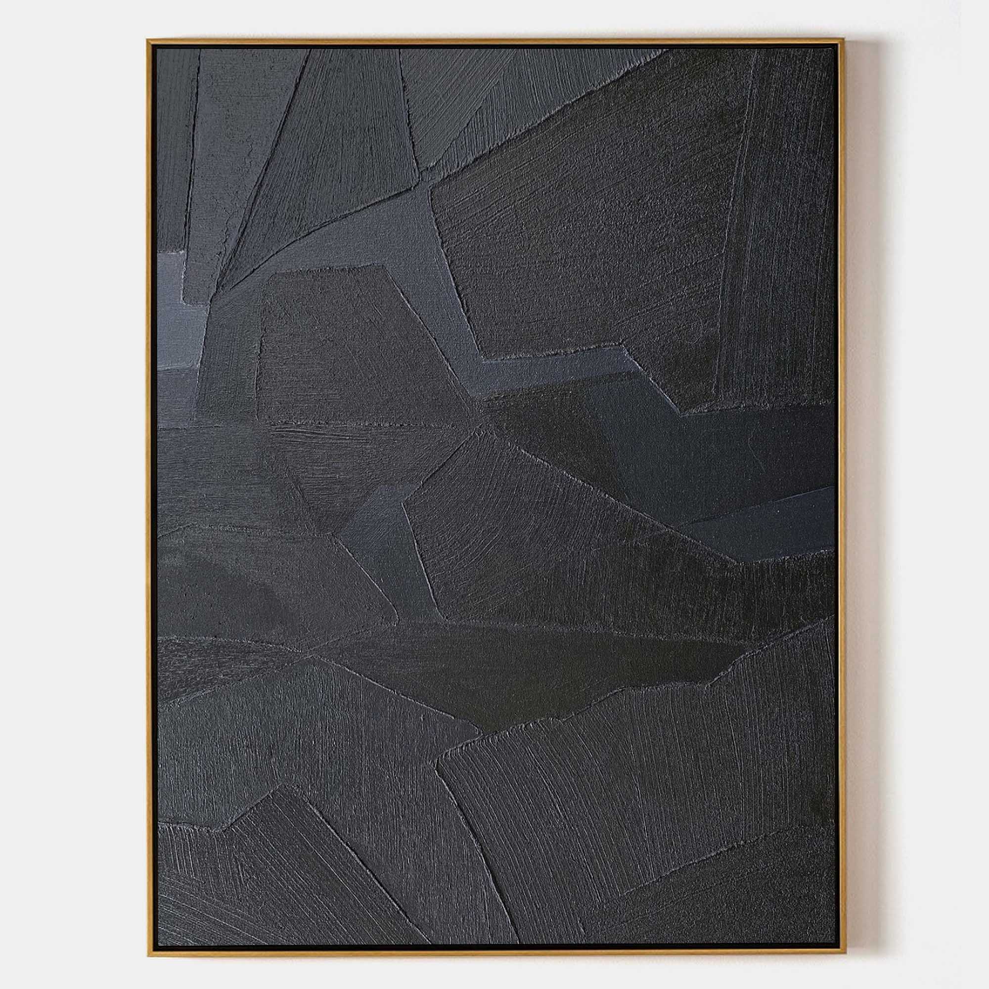 Black Abstract Painting ABAV213 - Neutralighting
