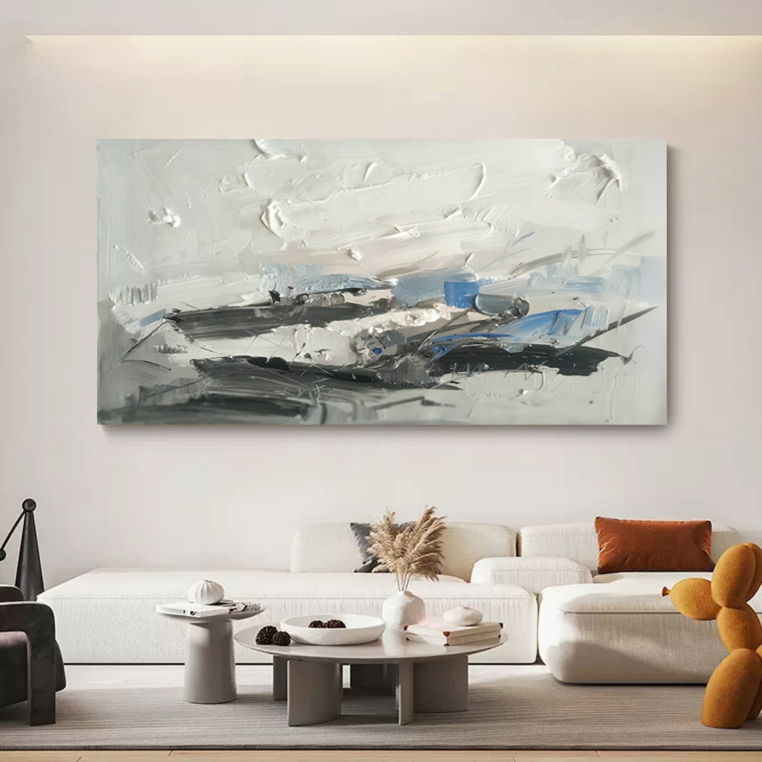 Plaster Art Texture Painting SG172 - Neutralighting