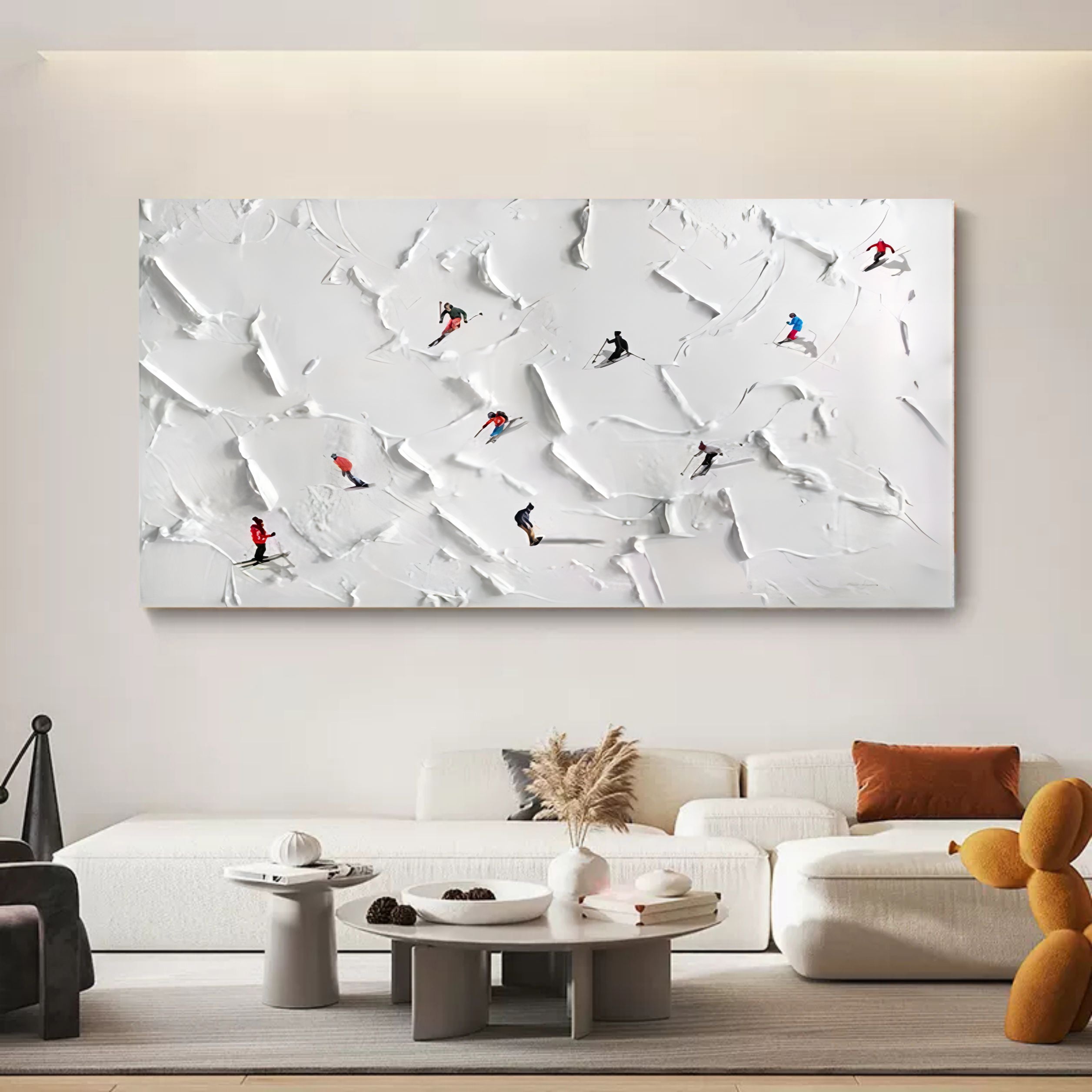 Plaster Art Texture Painting SG094 - Neutralighting