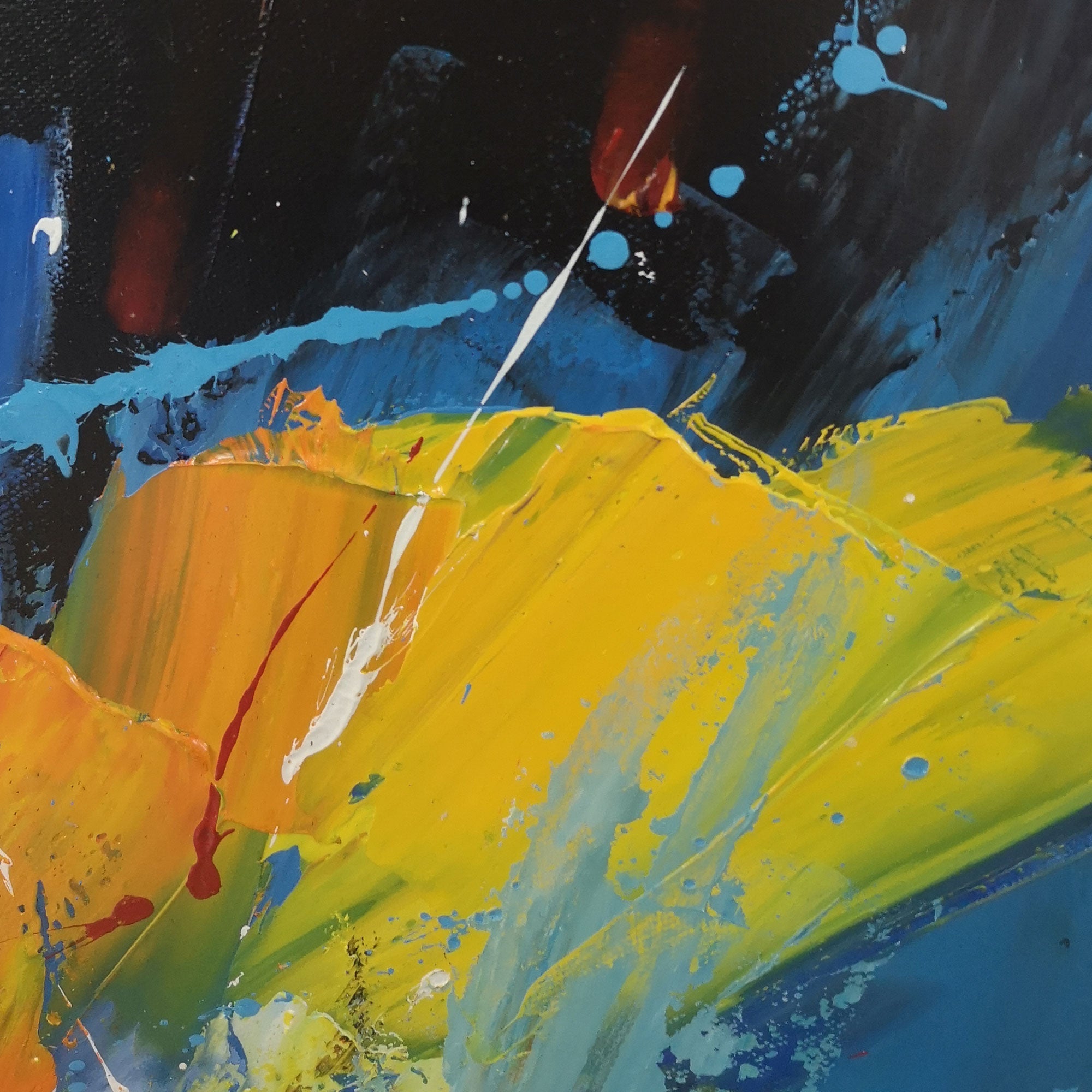 Abstract Multicolor Art 40'' X 40'' IS02 - Neutralighting
