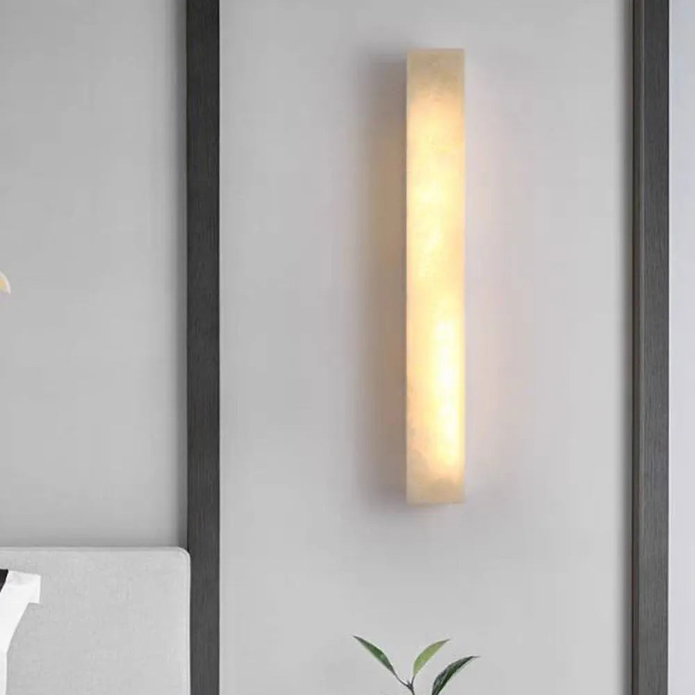 Ayen Modern Rectangular Resin Outdoor Wall Lamp, White - Neutralighting
