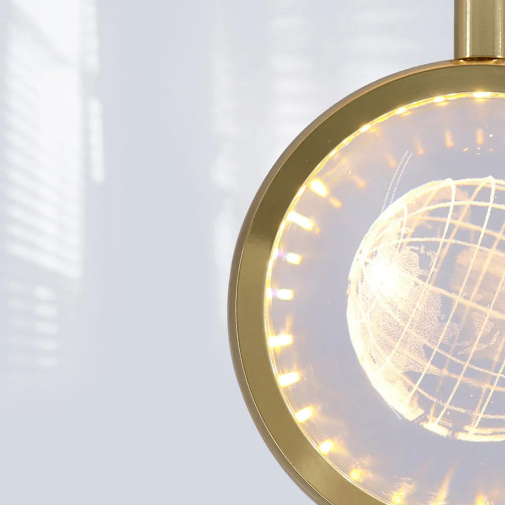 Kristy Morden Spherical Metal Pendant Light, Gold - Neutralighting