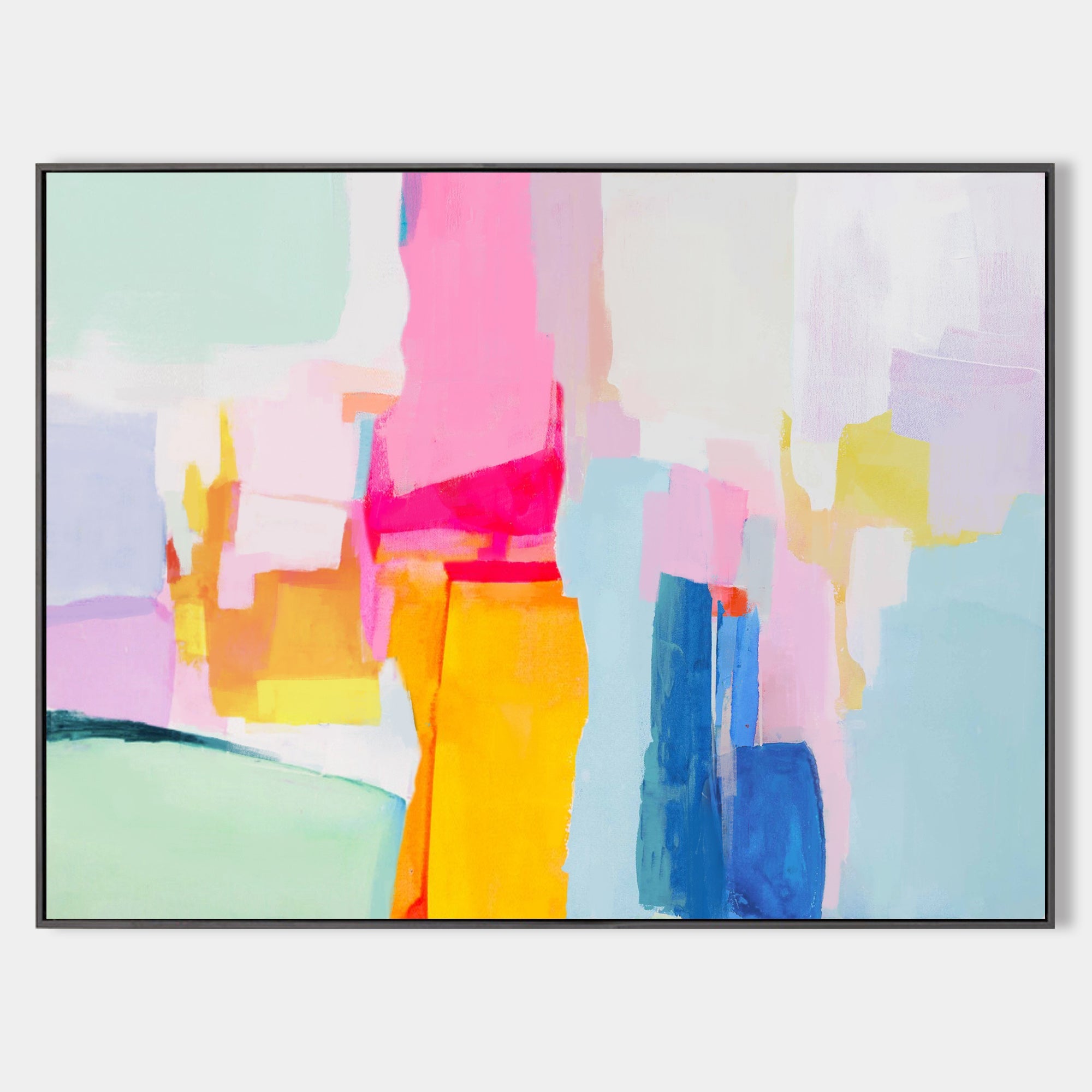 Colorful Pastel Abstract Painting